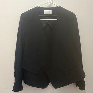 SUISTUDIO Open front cropped blazer